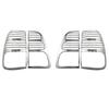 Rear Tail Light Lamp Cover Trim For 1998-2005 Toyota Land Cruiser LC100 Chrome