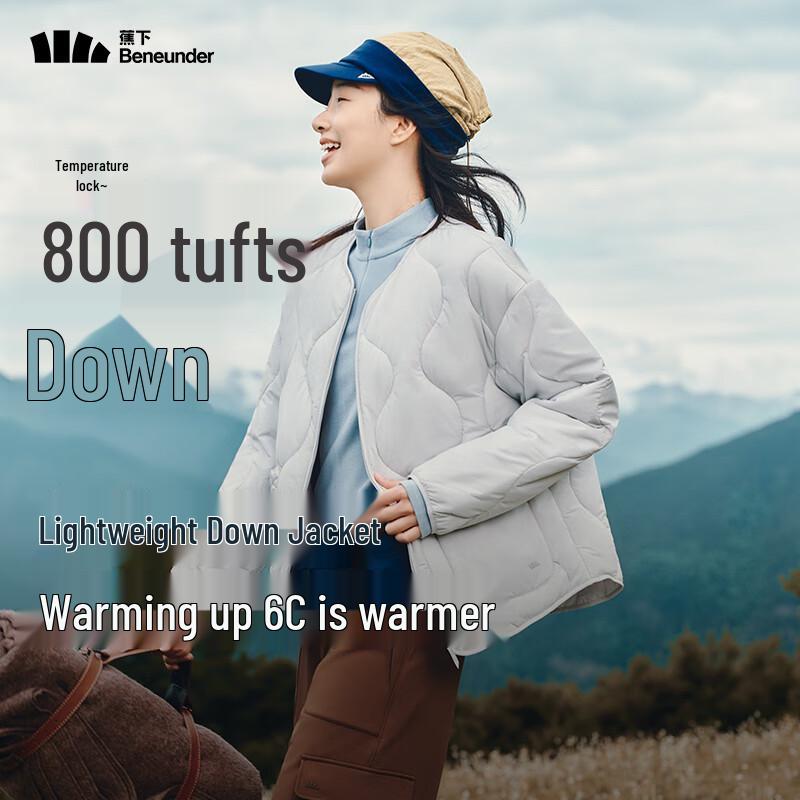 Beneunder Women's Round Neck Medium Warmth Fleece Jacket CL002