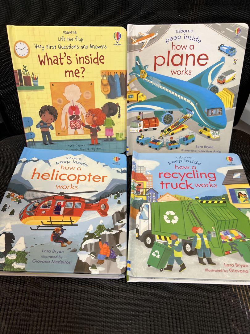 

[USED] English Picture Book Usborne peep inside series hardcover 4 books