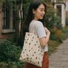 Lightweight Double-sided Bags Exquisite Cotton Linen Totes Portable Canvas Cloth Bags  Shopping