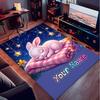1PC Custom Name "Sweet Dreams Bunny Night" Theme Floor Mat Ideal for Living Room, Game Rooms, Office, Bedroom,Floor Mat Playful Design