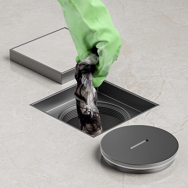 MDNG 304 Stainless Steel Tile Insert Hidden Floor Drain