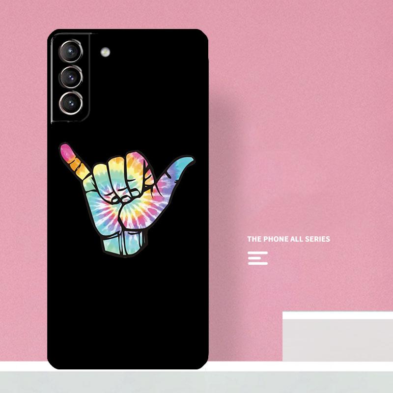 Surfer Surf Hang Loose Shaka Phone Case For Samsung Galaxy S26 S25 S24 S20 S21 S22 S23 Ultra S10 Plus S25 FE Cover Coque