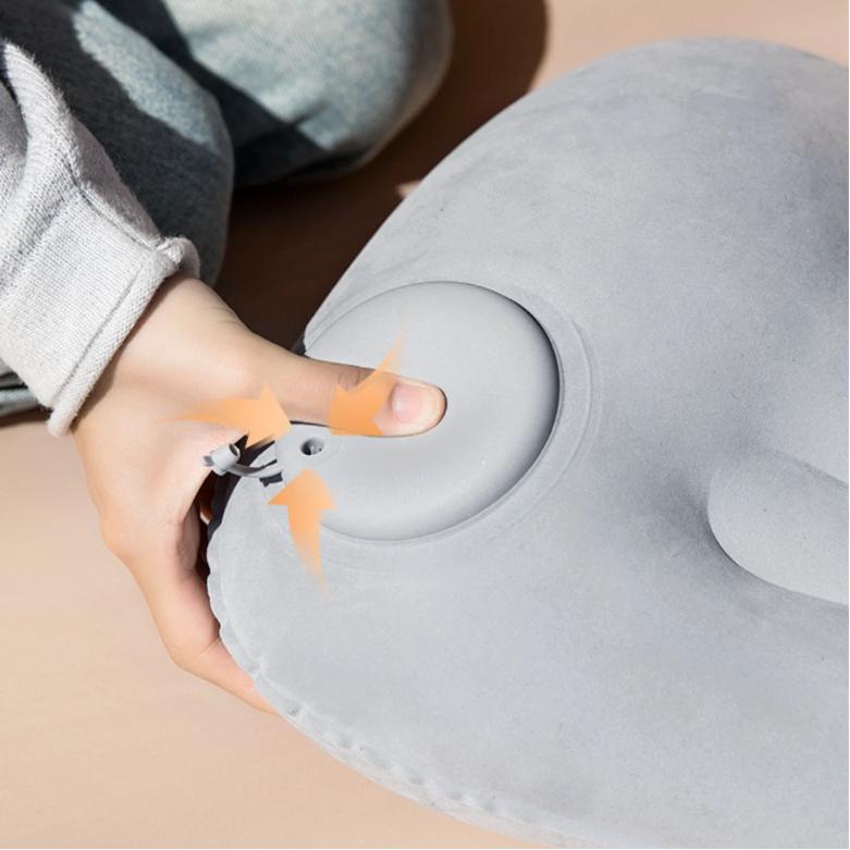 Camping Inflatable Pillow Portable Ultralight Travel Hiking Air Sleeping Pillow for Neck and Lumbar Support Universal Car Lumbar Cushion