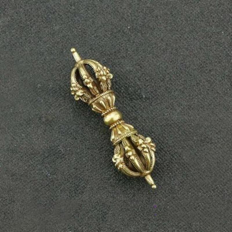 Brass Vajra Figurines Pendant Gifts Small Ornaments Carved Diy Jewelry Handmade