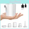 Electric Pump With 5 Air Nozzles Usb Quick Air Pump With 2500mah Battery For Inflator Deflator