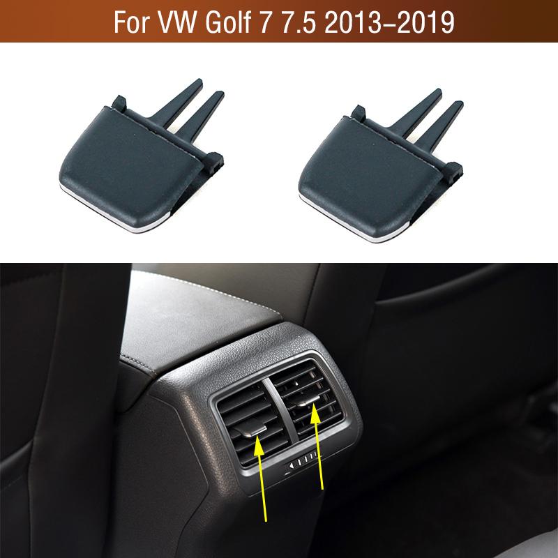 Hinten Klimaanlage Outlet A/C Klimaanlage Vents Tab Clip Für VW Golf 7 7,5 MK7 MK 7,5 GTI GTD GTE R-Linie 2013-
