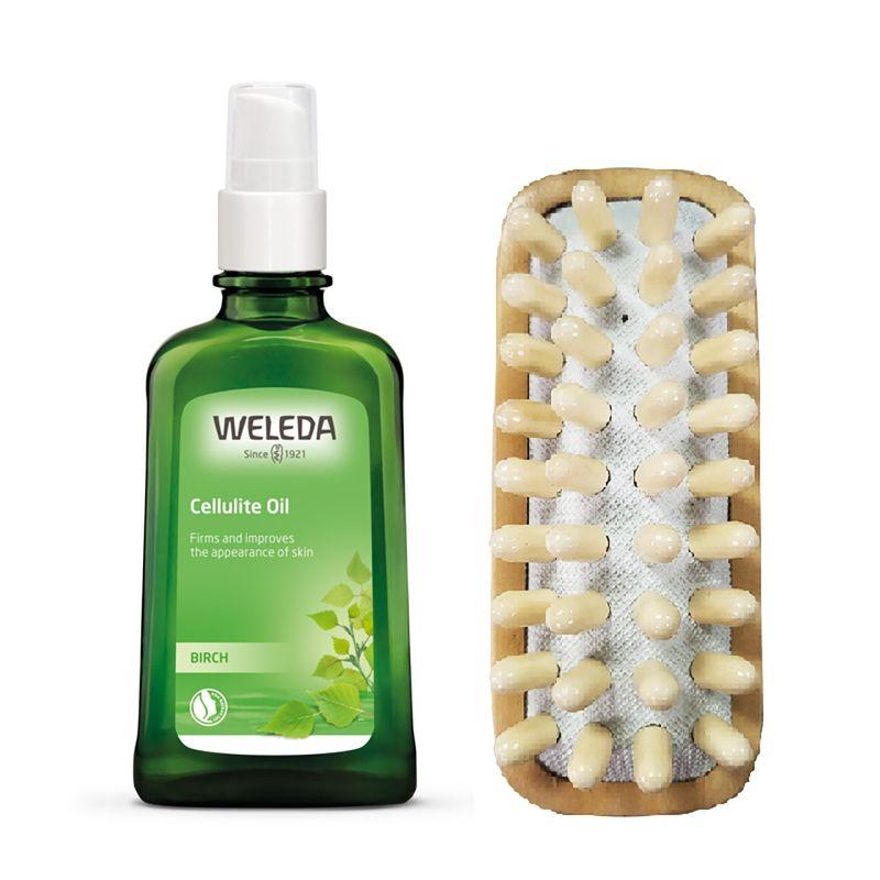 

Weleda Birch Cellulite Oil 100ml + Massage Brush