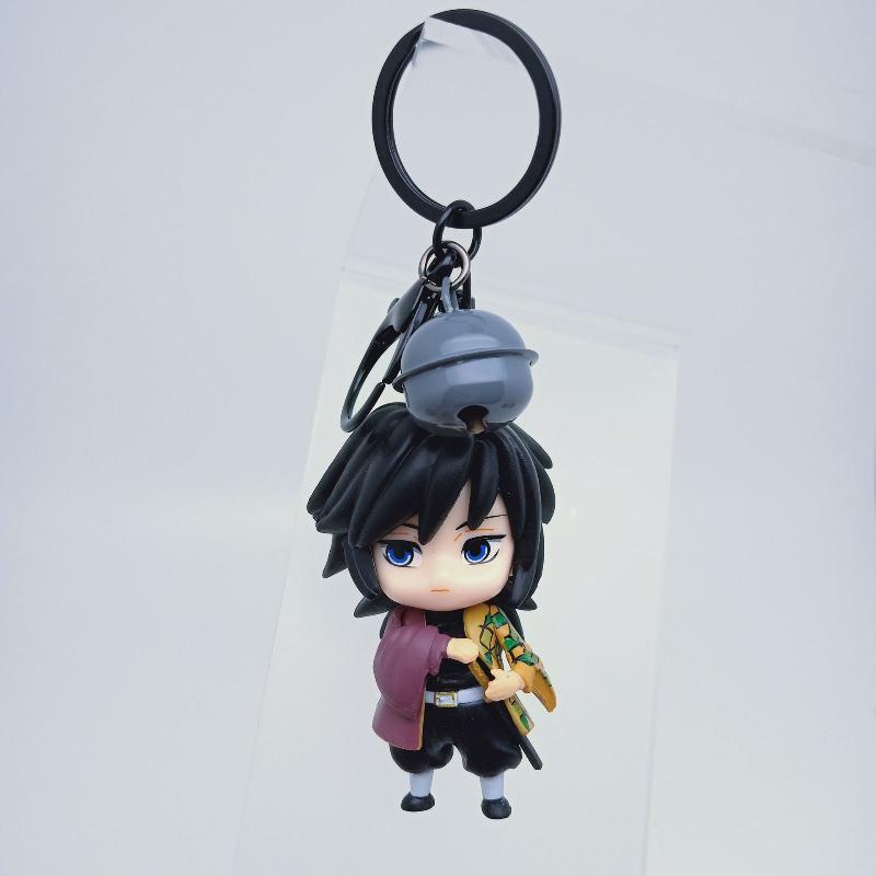 Demon Slayer PVC Keychain Anime Figure Charm Cosplay Accessory Gift for Fans
