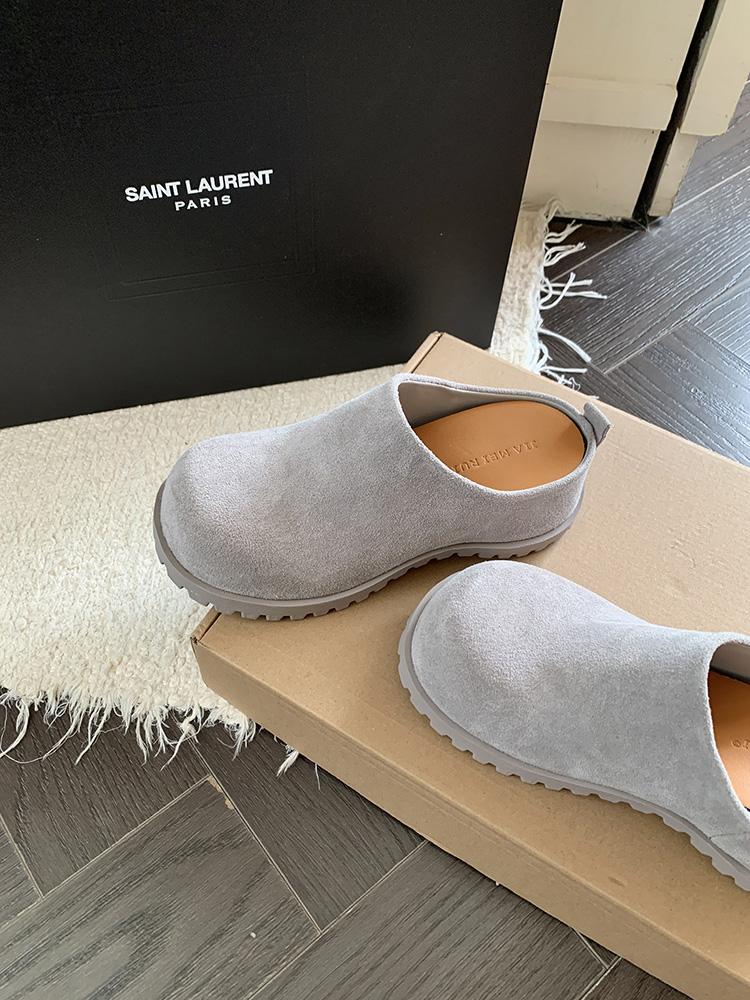 Slippers Women Outside Spring New Retro Casual Slippers with Thick Bottom Increased Inner Height Baotou Slippers Sandals