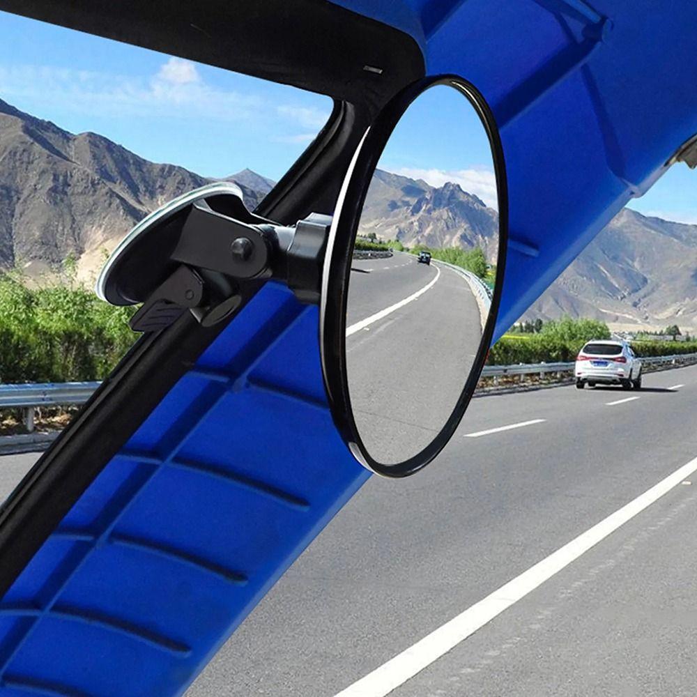 360 Degree Rotation Blind Spot Mirror 11/12.5cm Rearview Convex Mirror Parking Assistance