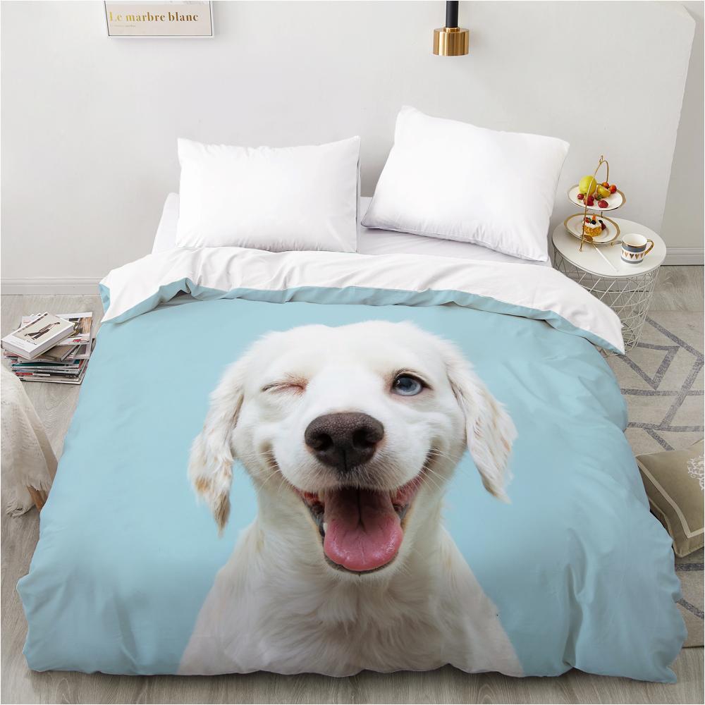Luxury 3D Bedding Set Europe Queen King Double Duvet Cover Set Bed Linen Comfortable Blanket/Quilt Cover Bed Set Animal Lie Down