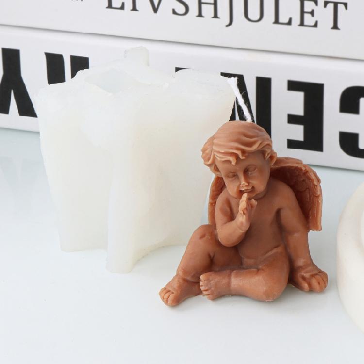 Little Angel Silicone Mold Melt Aromatherapy Handicraft Making Mould Supplies