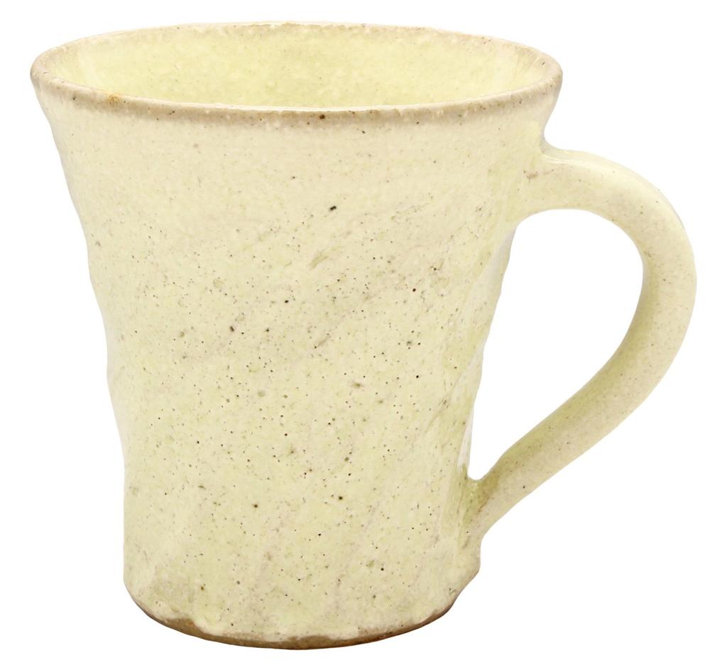 Mino Ware Nejiri Mug Cup Capacity Approximately 240ml Cosmetic Konahiki Made In Japan "Shinji Akane" (In Box) 069-0031