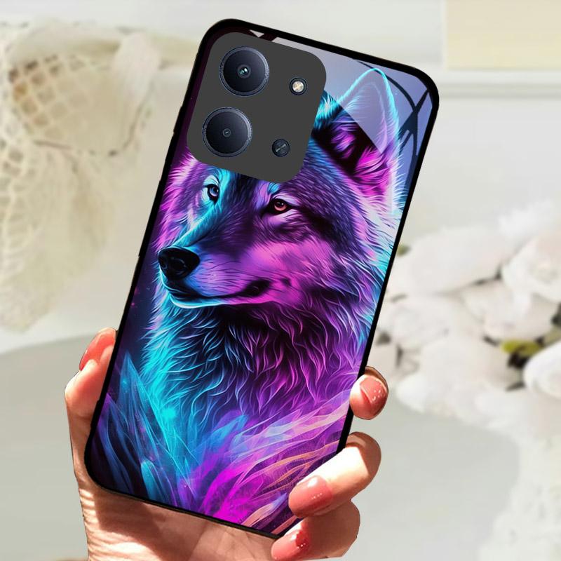 Etui Do Xiaomi Redmi 15C 4G Global Case Luksusowe Szkło Hartowane Ochrona Aparatu Tylna Pokrywa Do Redmi15C 15 C Odporne na Wstrząsy Fundas