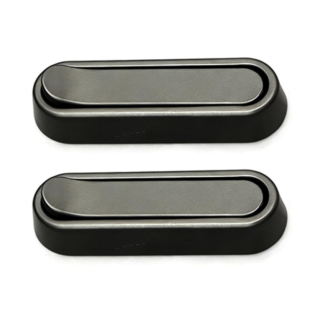 2 Pack Practical Wall Hooks Practical Kirsite Construction 55lb Weight Capacity Foldable Design Space Saving Home Organization