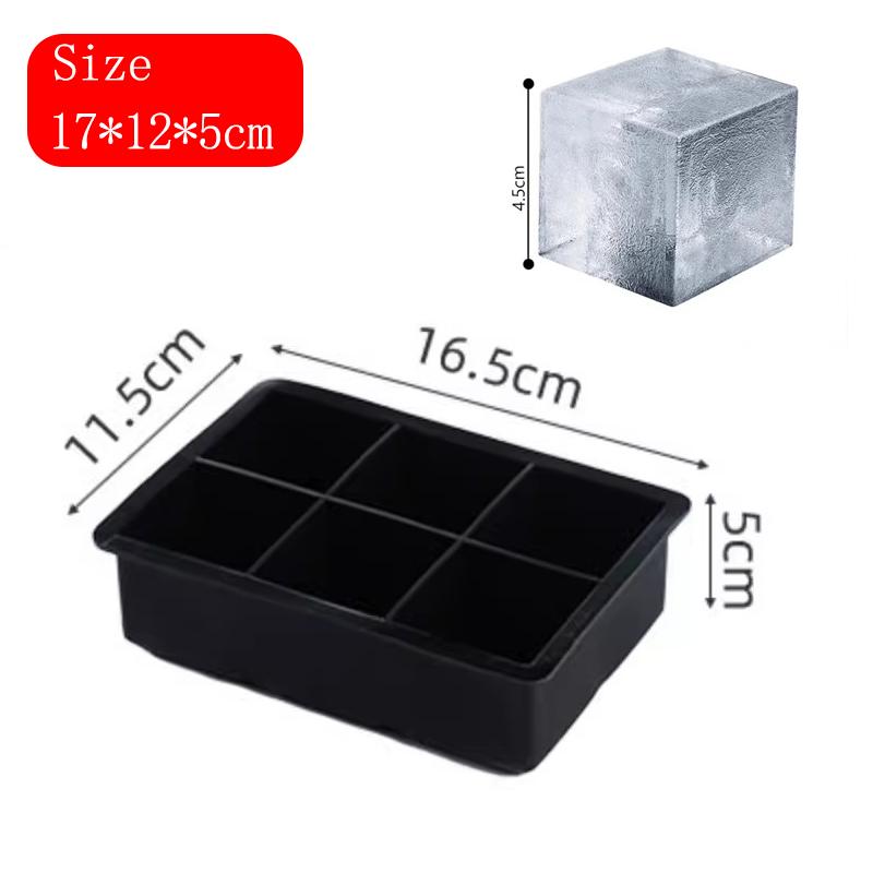 Silicone Ice Cube Molds Spherical Ice Maker Reusable Ice Cube Moulds for Whiskey Cocktail Juice DIY  Barware Kitchen Tools