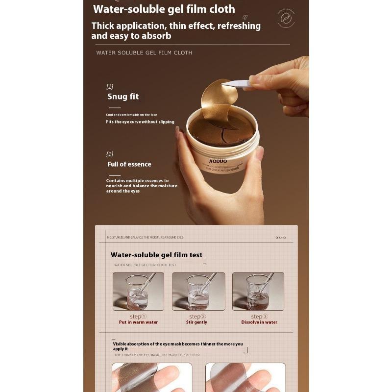 Snake Venom Peptide Anti-wrinkle Eye Mask Hydrating Moisturizing Desalination Firming Relief Around the Eyes