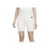 Nike Sportswear Tech Fleece Logo Print Slim High-Waisted Cycling Pants Women bottoms White FN2521-013
