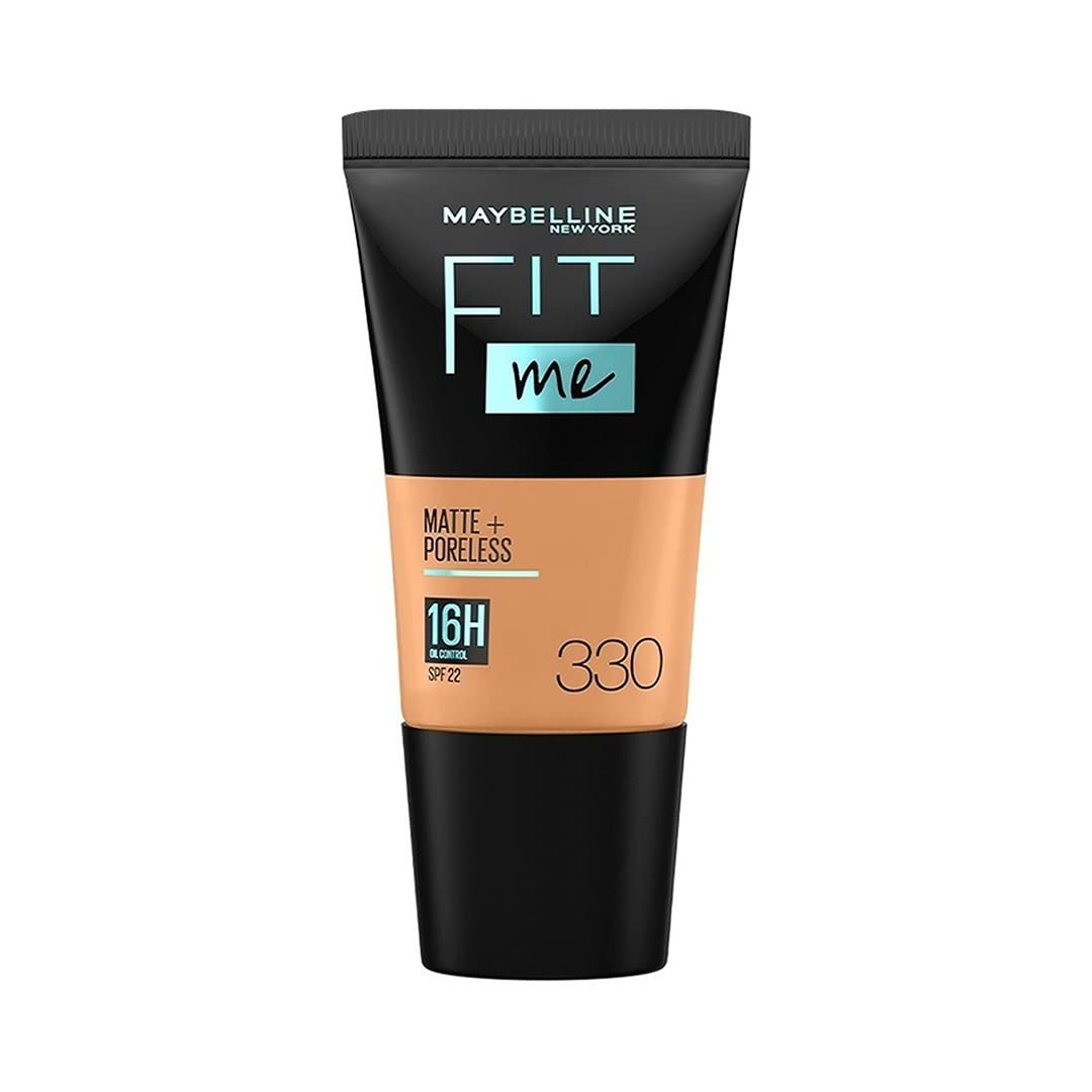 

Maybelline New York Fit Me Matte Poreless Liquid Foundation Full Coverage Normal Oily Skin 18ml Toffee