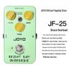 Pedal de Efeitos Overdrive & Distorção Analógico/Digital Série JF da JOYO