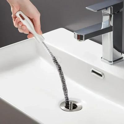 Clean Kitchen Bathroom Pipe Dredging Brush Sewer Sink Cleaning Drain Pipe Flexible Cleaner Clog Plug Hole Remover Tool