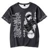 Jujutsu Kaisen Anime Tshirt Summer Short Sleeve Tee Shirt Cartoon T Shirt Casual Fitness Tops