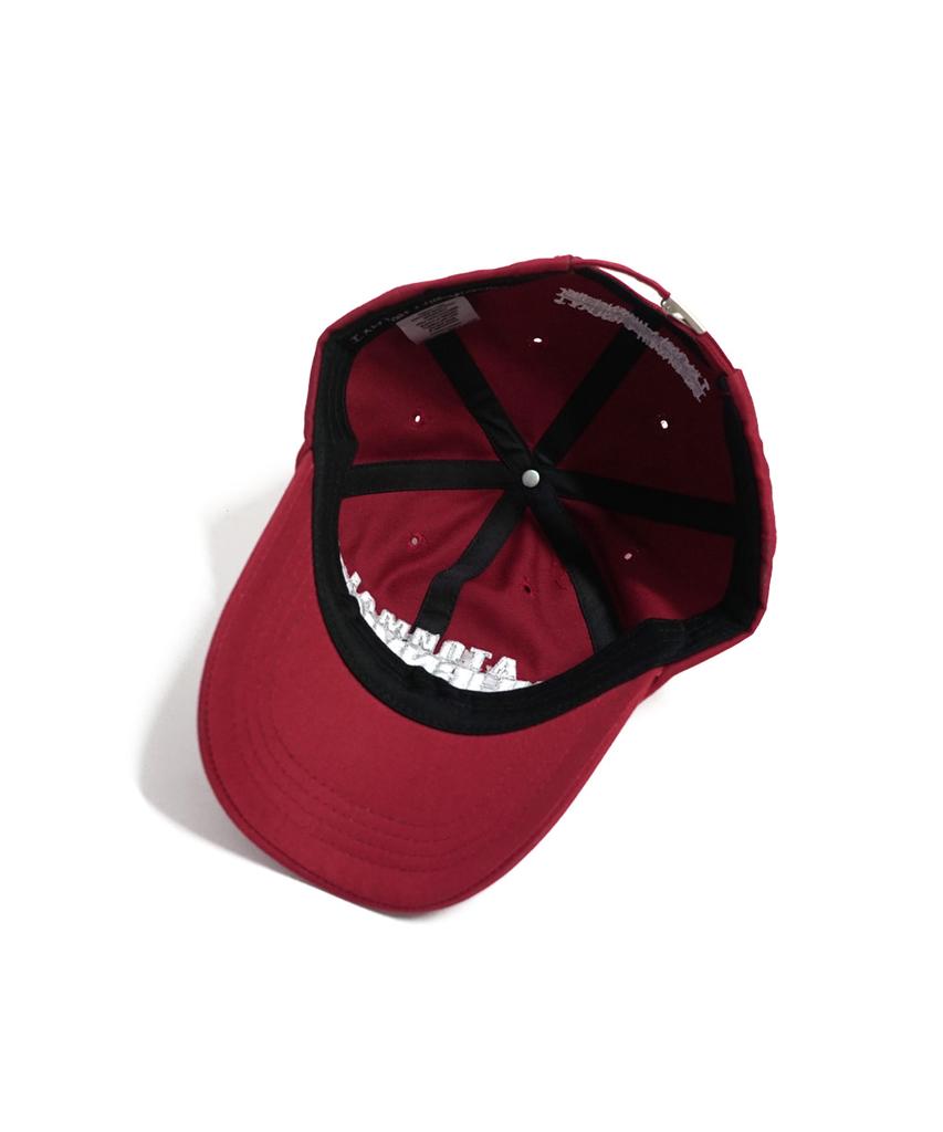 Aimnaseohyumeonbiing Arch Ver. Basic Logo Ball Cap - Maroon