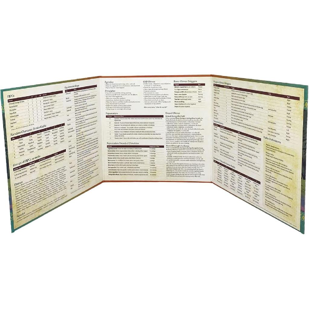 Magpie Games Gamemaster Accessory Pack - Root: The Roleplaying Game Expansion, Tri-Fold Tabletop GM Screen and Campaign Notepads