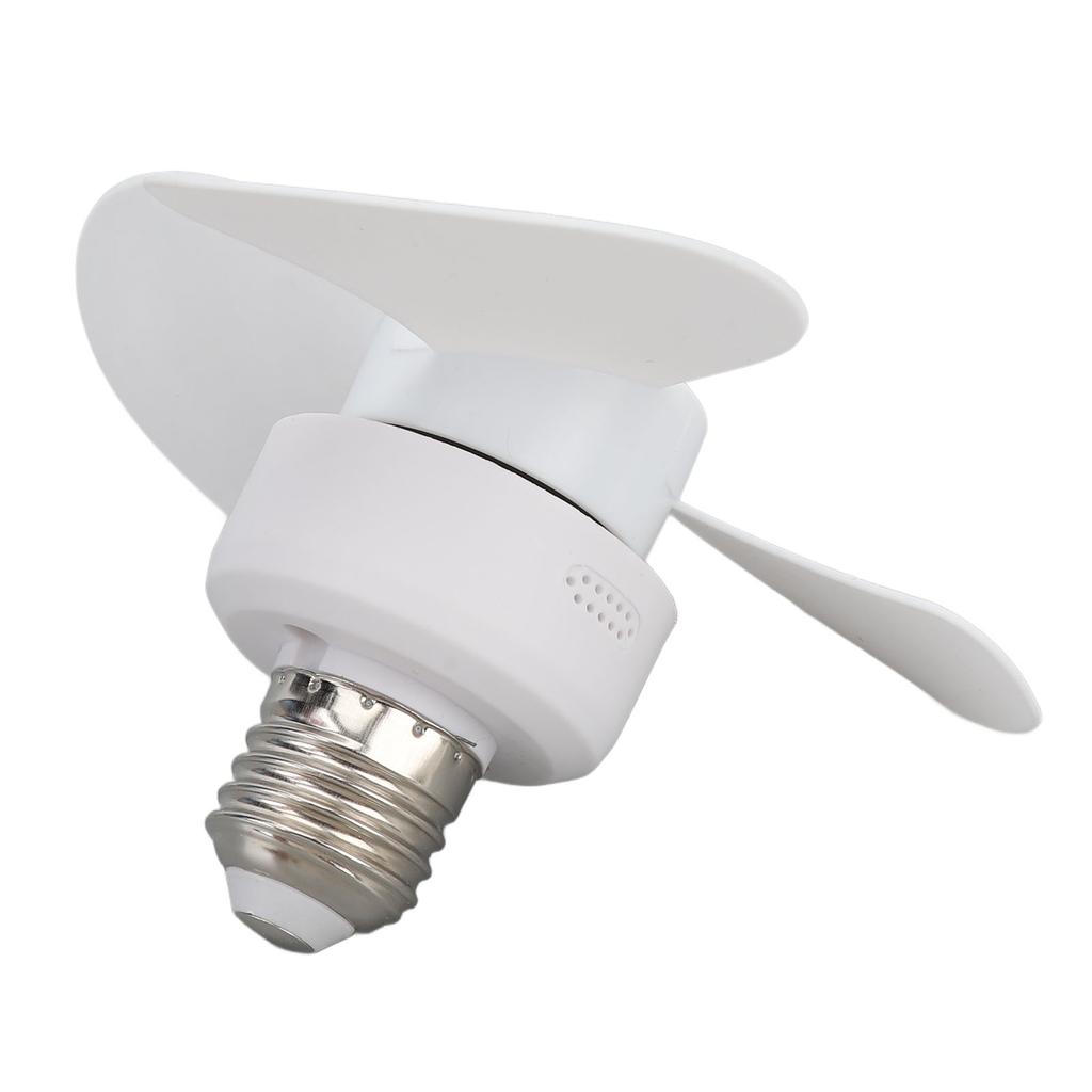 Socket Mini Fan E27 E26 Caliber Silent Screw In Small Fan for Bedroom Living Room Kitchen Office