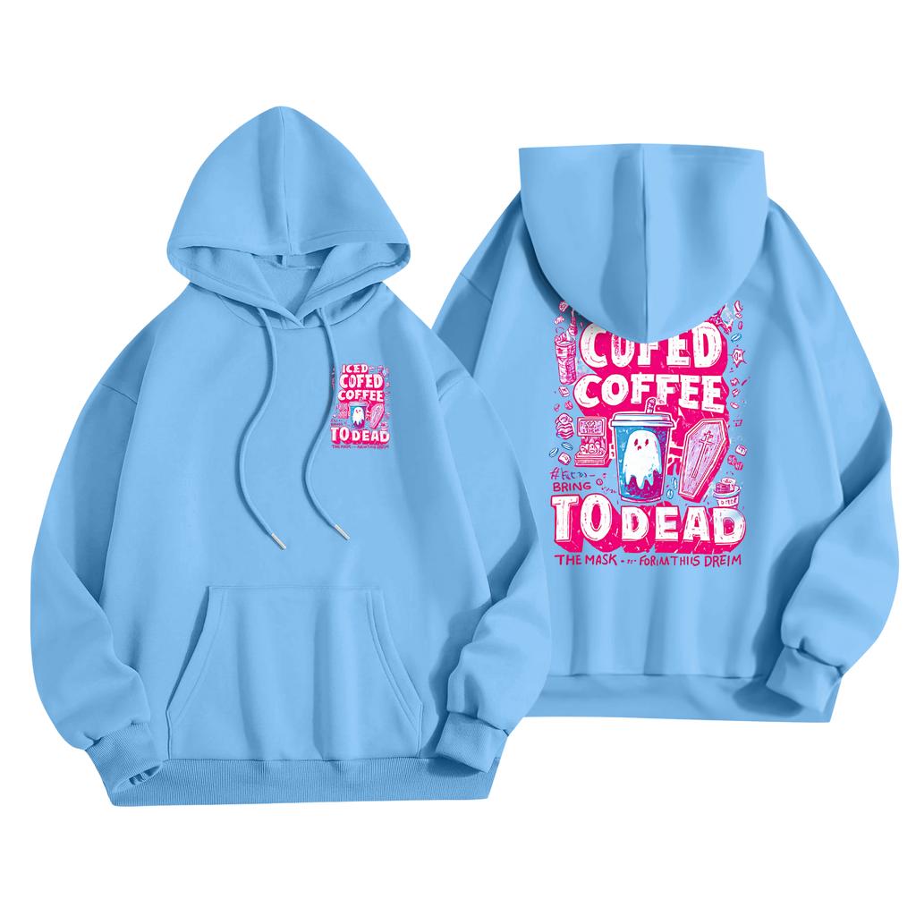 Children's Casual Fashion Halloween Print Long-Sleeved Hooded Sweatshirt