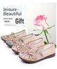 Women's Ethnic Style Embroidered Mesh Slip-On Flats - Breathable Summer Shoes