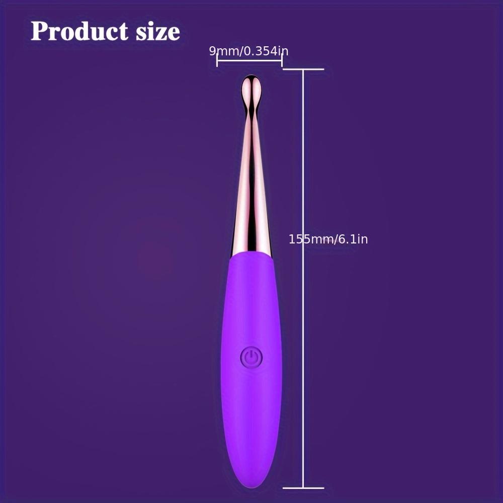 14 Frequency Female Masturbation Point Pen Vibrator,Portable Handheld G-Spot Breast Massage Stimulator with Multiple Speeds and Patterns