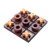 ShrijiCrafts Tic Tac Toe Solitaire 2-in-1 Reisebrettspiel Brainvita Einzigartiges Spiel Traditionelles, anspruchsvolles Brettspiel