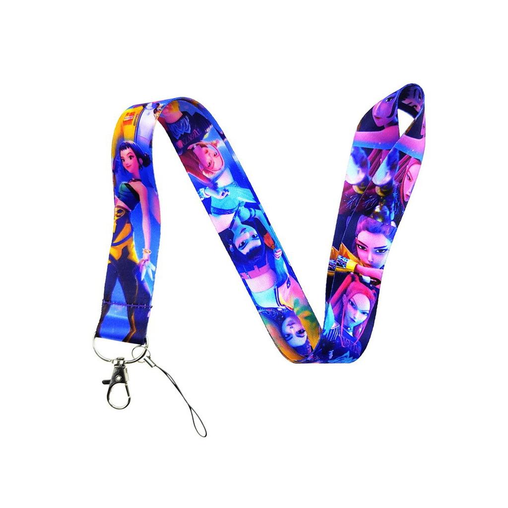 Kreslený popruh na telefon - Dlouhá verze Držák na ID kartu Šňůrka na krk