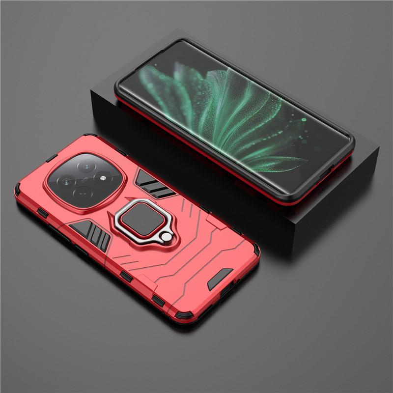 For Realme P2 Pro Case For Realme P2 Pro Cover 6.7 inch Armor Finger Ring Hard Shockproof Protective Bumper For Realme P2 Pro