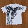Klassisches Y2K Gothic Stil T-Shirt Druck Oversize T-Shirt High Street Shirts Gothic Rundhals Baumwoll Tops Neues Herren Damen T-Shirt