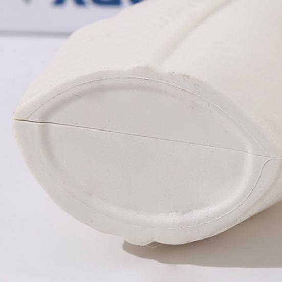 Simple Style Vase Round Geometric Shape Diverse Size Decorative Plastic Vase Room Accents Aesthetic