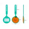 Cute Fruit PVC Luggage Tag - Anti-Lost Identification for Travel, Boarding, and School