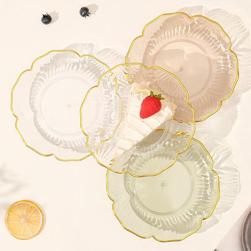 YIJUKUE 4-Pack Multi-purpose Small Plates