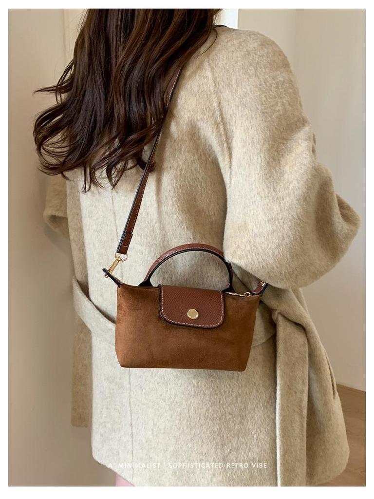 2025 Women's Crossbody Bag: Lightweight Suede Shoulder and Handbag