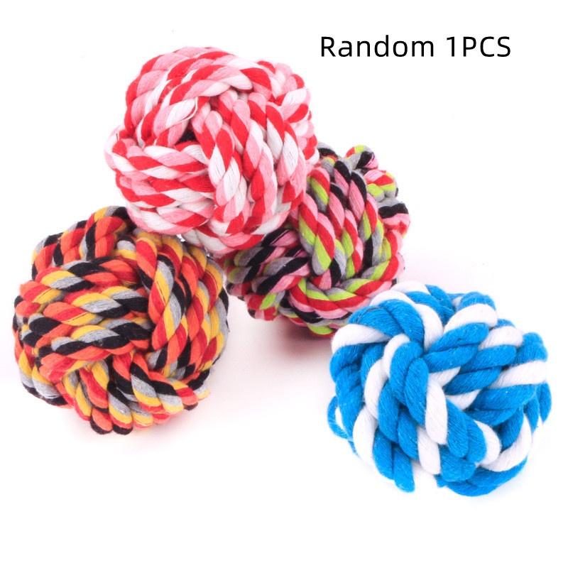 Haustier Baumwollseil Ball Spielzeug 7cm Mittlere Größe Langlebig Und Unterhaltsam