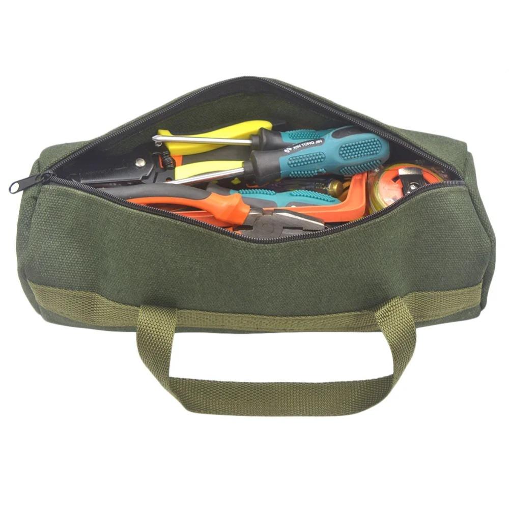 Cleaning Organizer Tool Storage Bags Canvas Toolkit Pouch Durable Repair Bag
