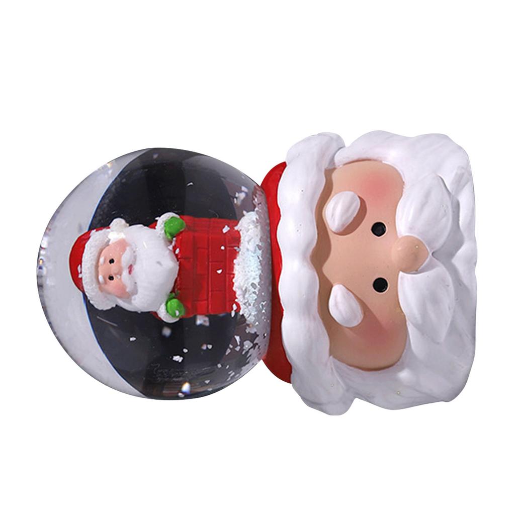 Weihnachtsschneekugel, bunte Beleuchtung, Heimdekoration, Nachtlicht, Dekor für Familie, Freunde, alter Mann
