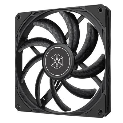 Ανεμιστήρας SilverStone 140mm λεπτός με PWM Υψηλής απόδοσης πλήρους εύρους SST-AS140B