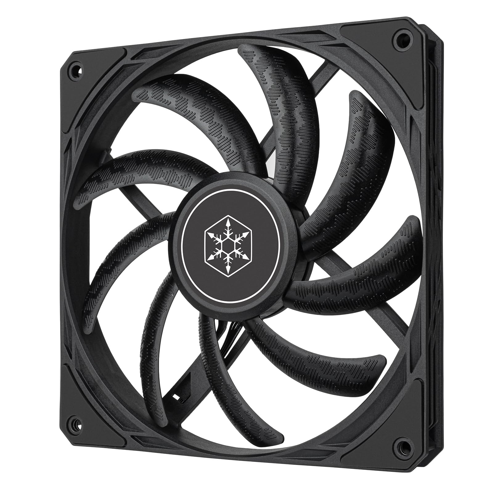 

SilverStone 140mm slim fan with PWM High-performance full-range SST-AS140B чорний