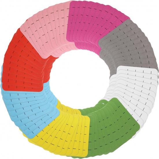 Frcctre 2000 Pcs 8 Colors Price Tags, 1.3" Lx1.9 H Clothing Tags Coupon Tags Merchandise Marking Tags Labeling Tags Paper Tags for Handmade Clothing