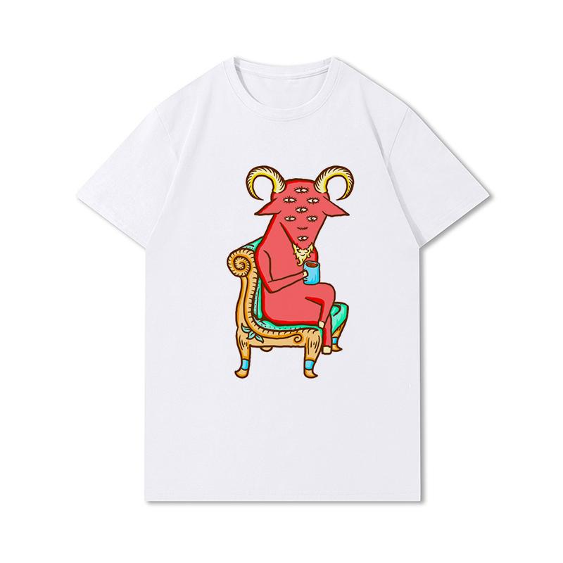 Letní grafika Pánská trička Anime Pánská trička Harajuku Topy Vintage Krátké rukávy Unisex košile nadměrné velikosti