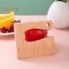 Barnekniv i tre Barnesikker grønnsakskutter Pedagogisk matlagingsleke Late som-lek Kutter for småbarn Kutte og tilberede grønnsaker Frukt