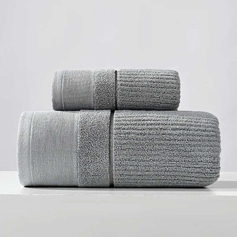 

Набор полотенец из 3 шт. с вертикальными полосами, мягкое шелковистое банное полотенце, мочалка, хлопковое полотенце, однотонное полотенце для лица и тела, для взрослых и детей